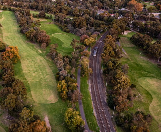 royal park golf course aerial view of 5th, 6th and 7th holes